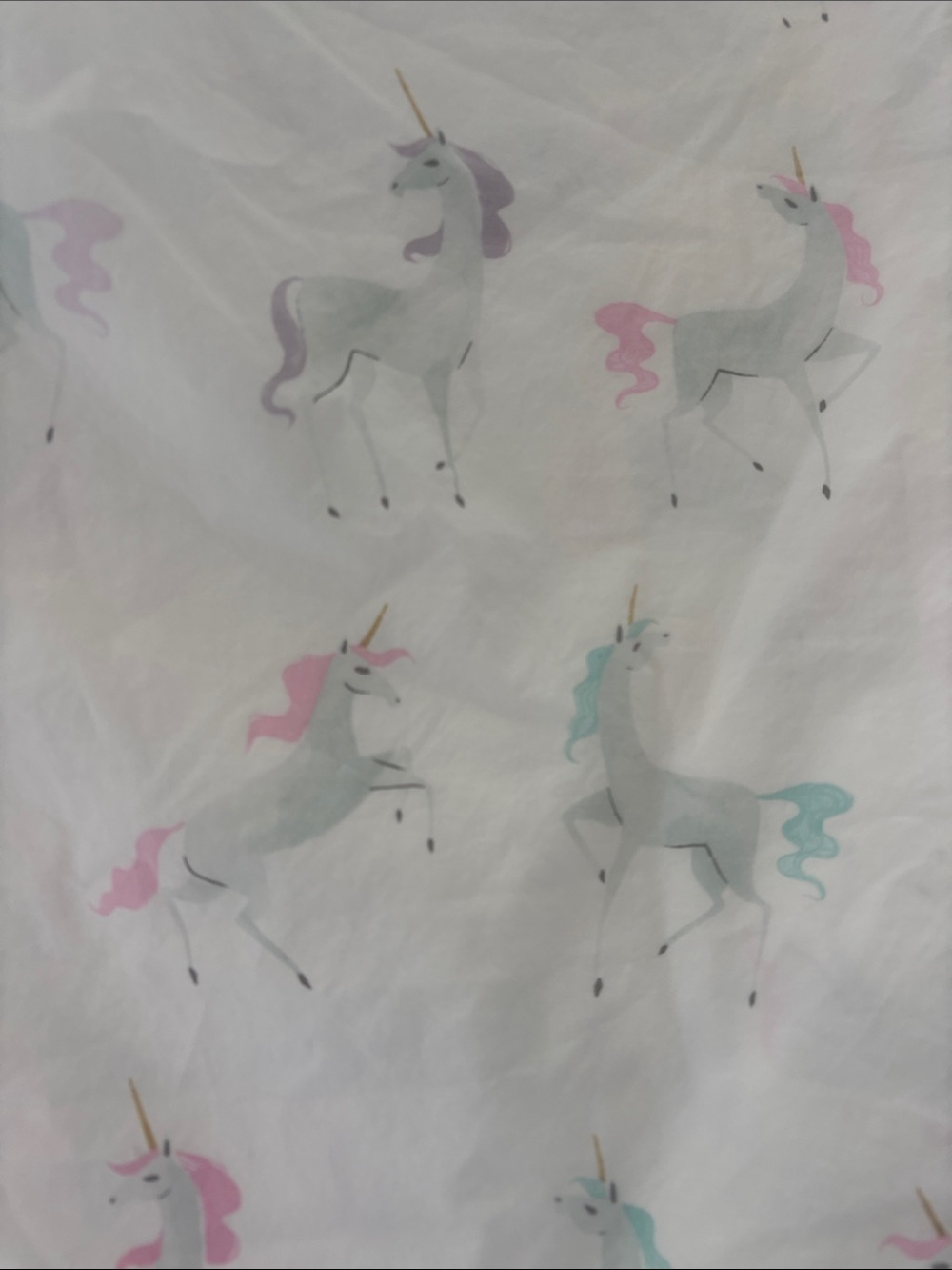 Pottery Barn Kids Unicorn Twin sheet set